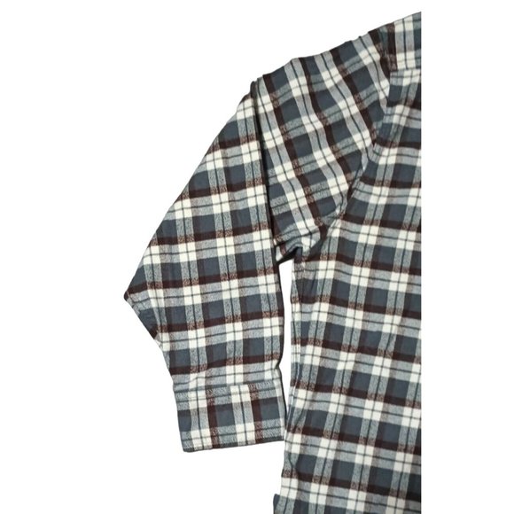 Jachs Plaid Flannel Shirt Mens Size 2XL Shacket Jacket Button Front Lumberjack O - Picture 11 of 16